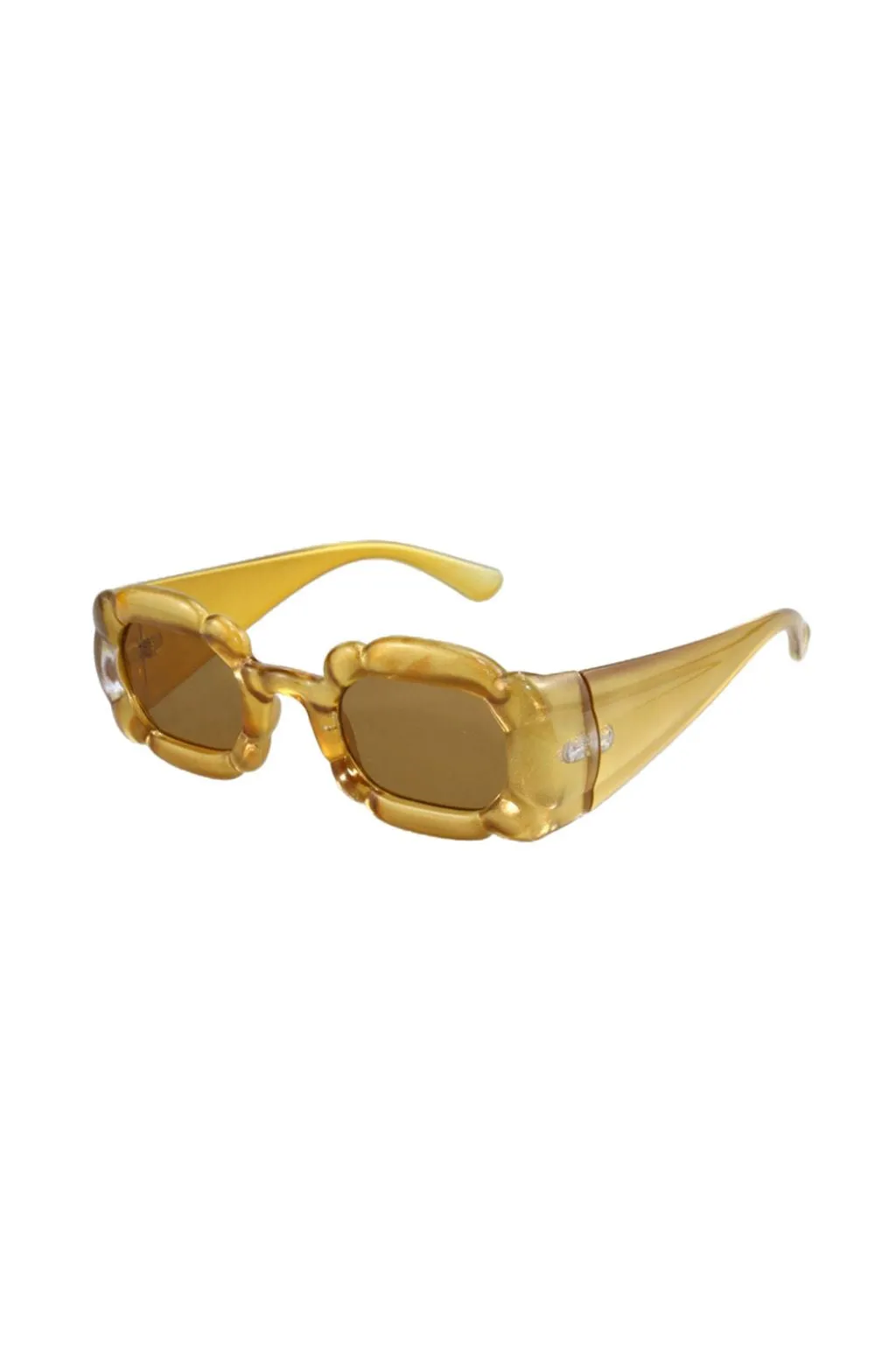 Piper Yellow Chunky Sunglasses sold by 12th Tribe product image thumbnail 3