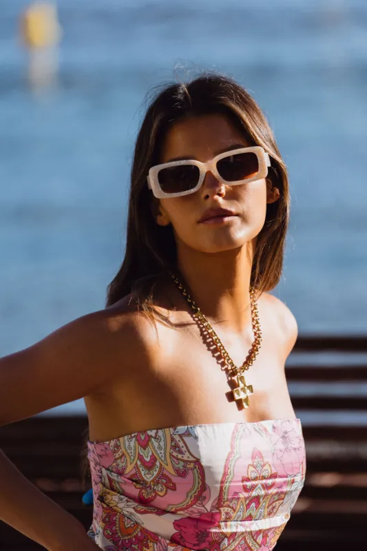 Tropicana Light Pink Sunglasses sold by 12th Tribe