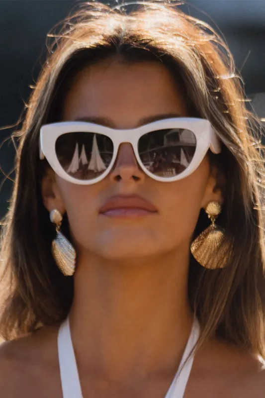 Bienvenue Off-White Bold Sunglasses sold by 12th Tribe
