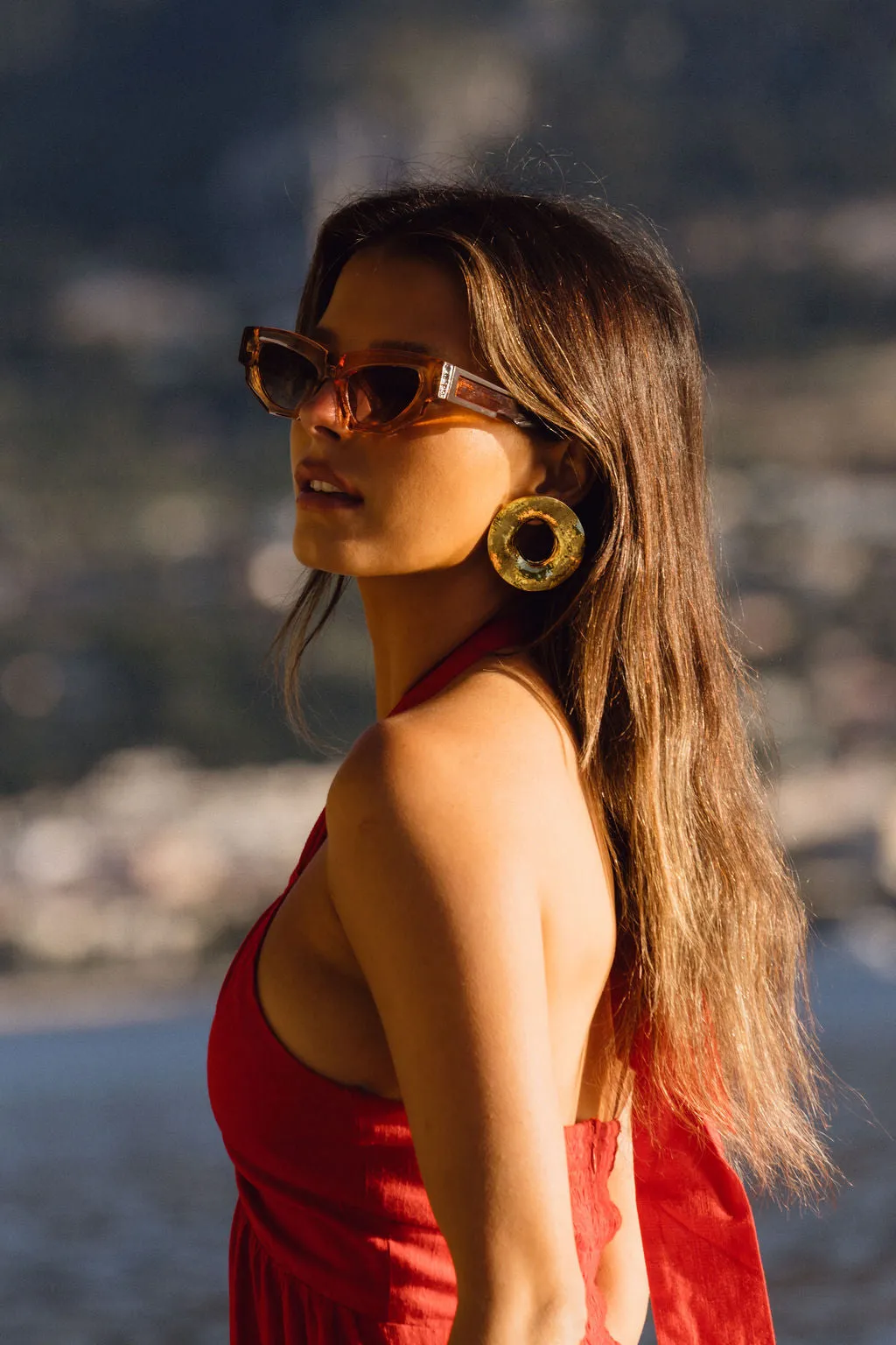 Papaya Orange Sunglasses sold by 12th Tribe