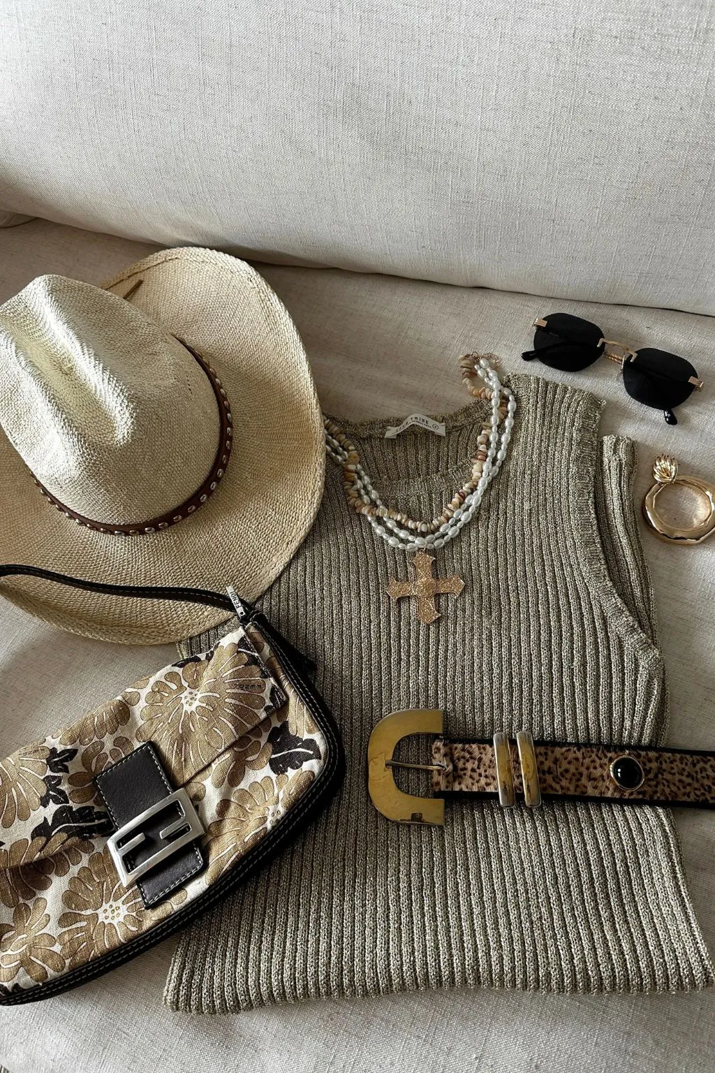 Lillie Gold Lurex Knit Mini Dress sold by 12th Tribe product image thumbnail 3