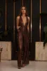 Camilla Pleated Bronze Jumpsuit sold by 12th Tribe