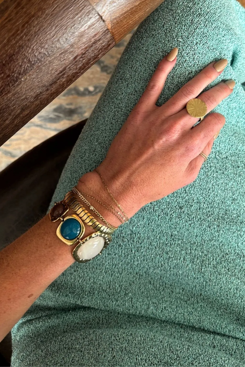 La Serena Multicolor Stone Bracelet sold by 12th Tribe product image thumbnail 4