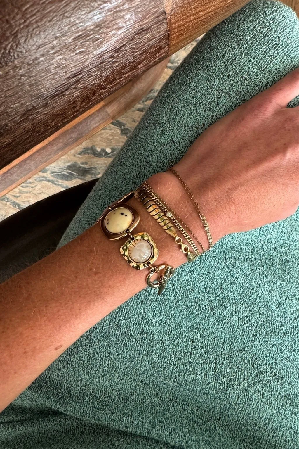 La Serena Multicolor Stone Bracelet sold by 12th Tribe product image thumbnail 3