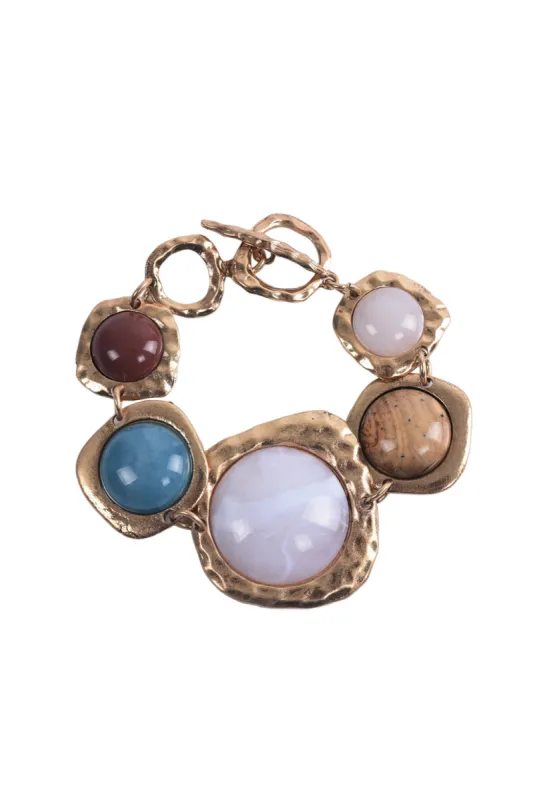 La Serena Multicolor Stone Bracelet sold by 12th Tribe