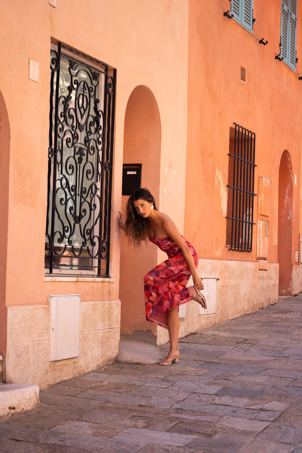 Avani Floral Strapless Maxi Dress sold by 12th Tribe product image thumbnail 3