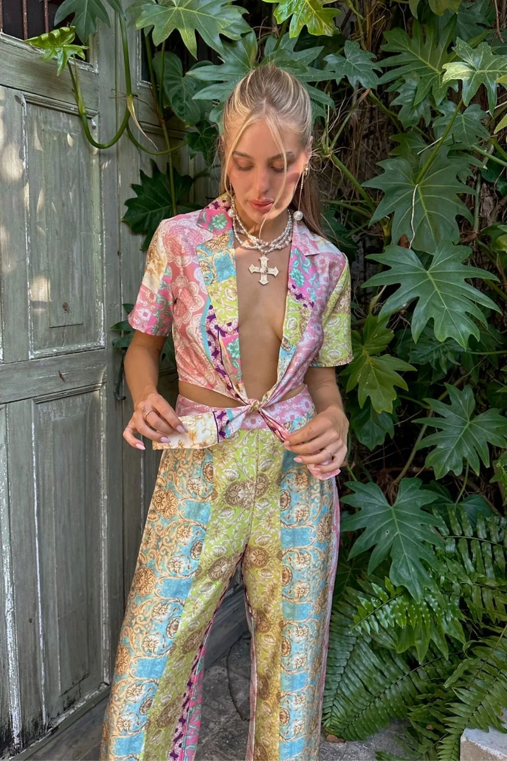 Coral Cove Floral Pants sold by 12th Tribe product image thumbnail 5