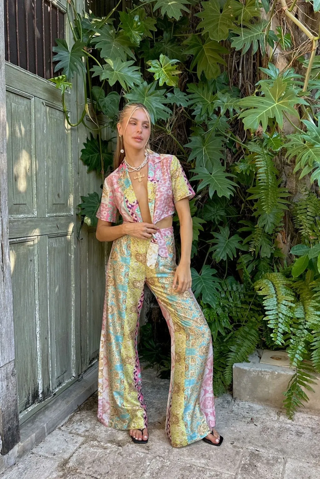 Coral Cove Floral Pants sold by 12th Tribe product image thumbnail 4