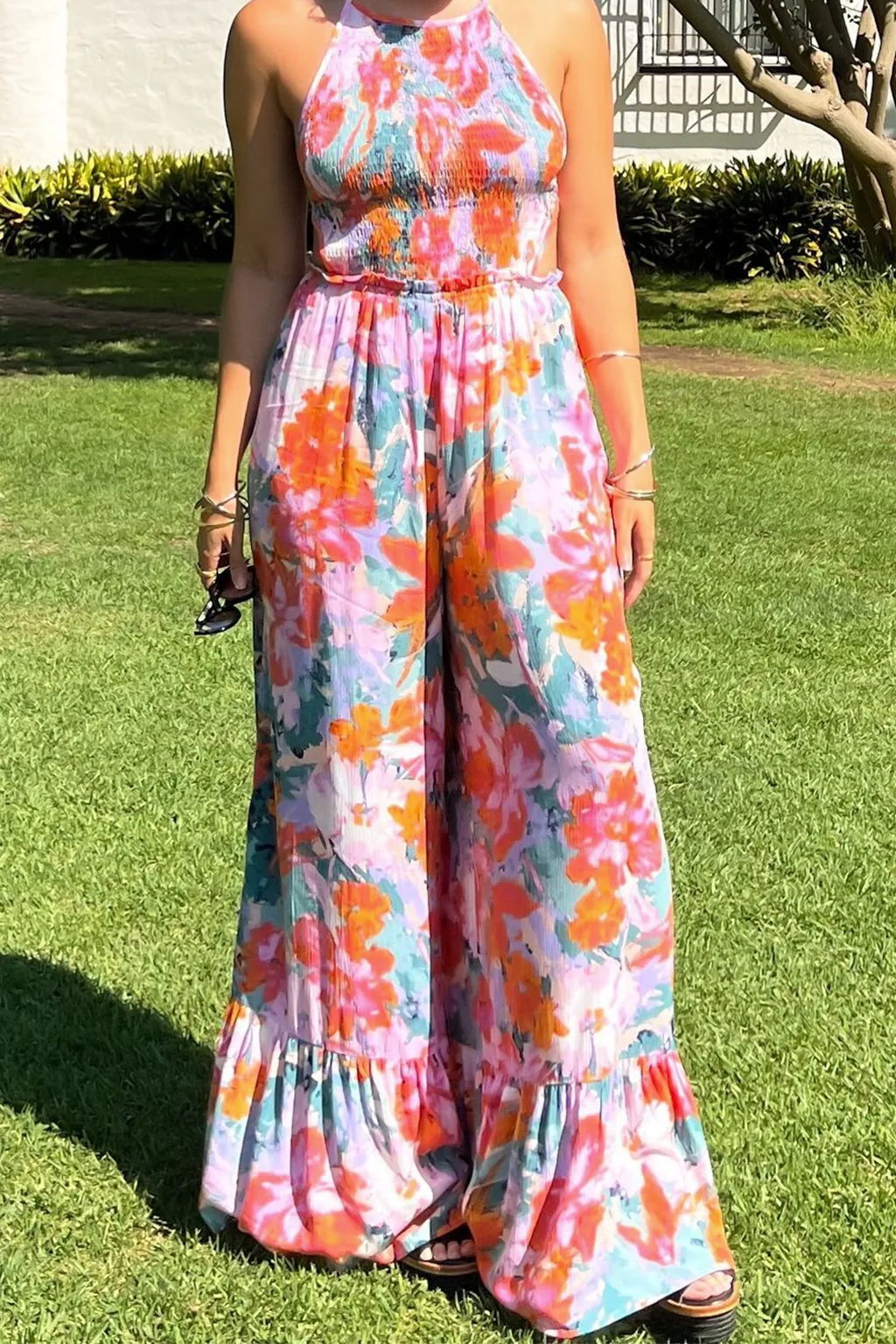 Ginny Multicolor Floral Jumpsuit sold by 12th Tribe product image thumbnail 2
