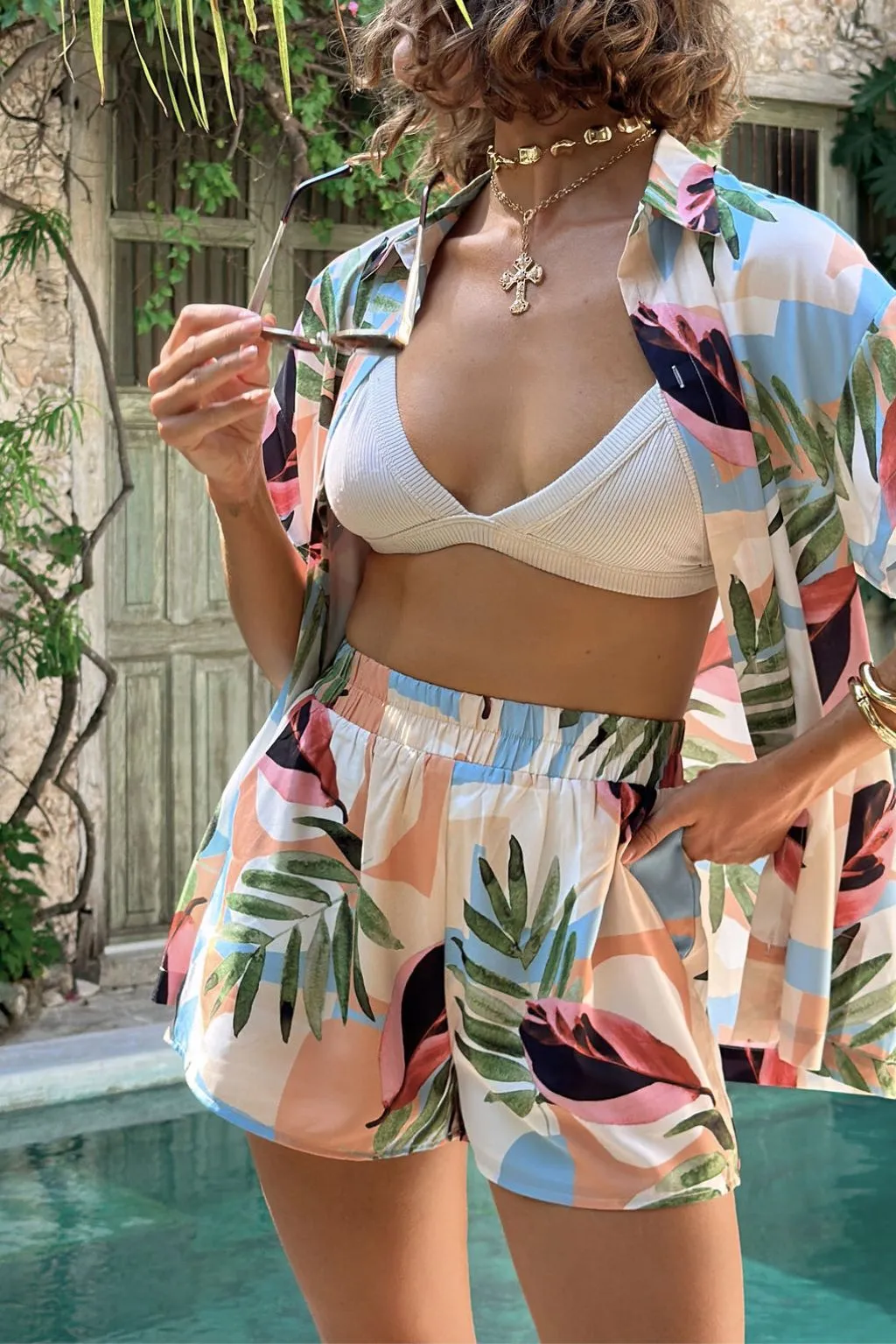 Mai Tai Hawaiian Print Shorts sold by 12th Tribe