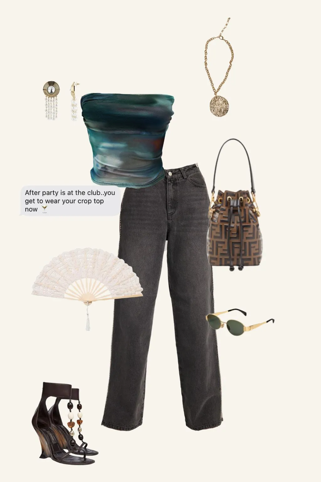 Crystal Coast Blue Strapless Top sold by 12th Tribe product image thumbnail 4
