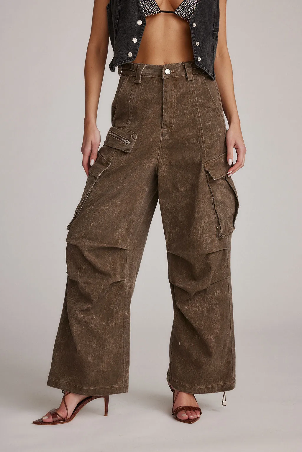 Fleetwood Brown Cargo Pants sold by 12th Tribe