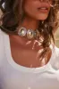 Bailey Gold and Silver Statement Necklace sold by 12th Tribe