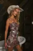 Halli Pink Sequin Flower Mini Dress sold by 12th Tribe