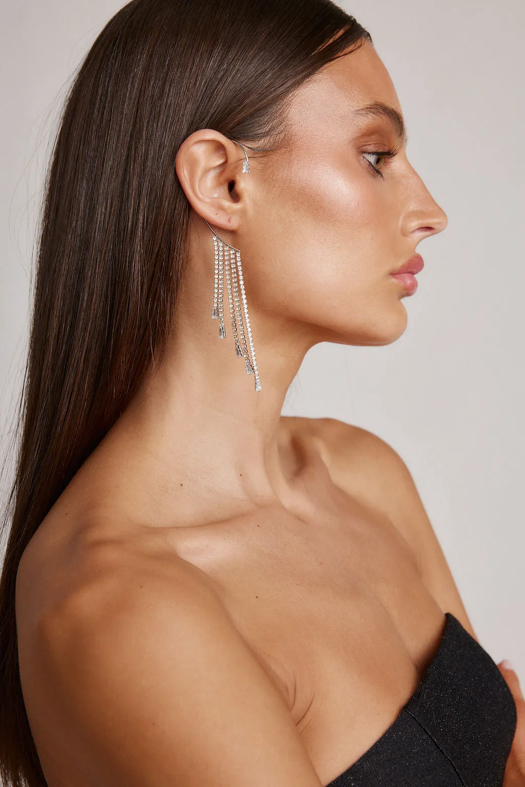 Adina Diamond Fringe Ear Cuff sold by 12th Tribe product image thumbnail 3