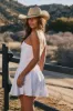 Lana White Drop Waist Mini Dress sold by 12th Tribe