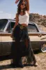 Rosalie Rock Black Tulle Maxi Skirt sold by 12th Tribe