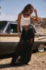 Rosalie Rock Black Tulle Maxi Skirt sold by 12th Tribe