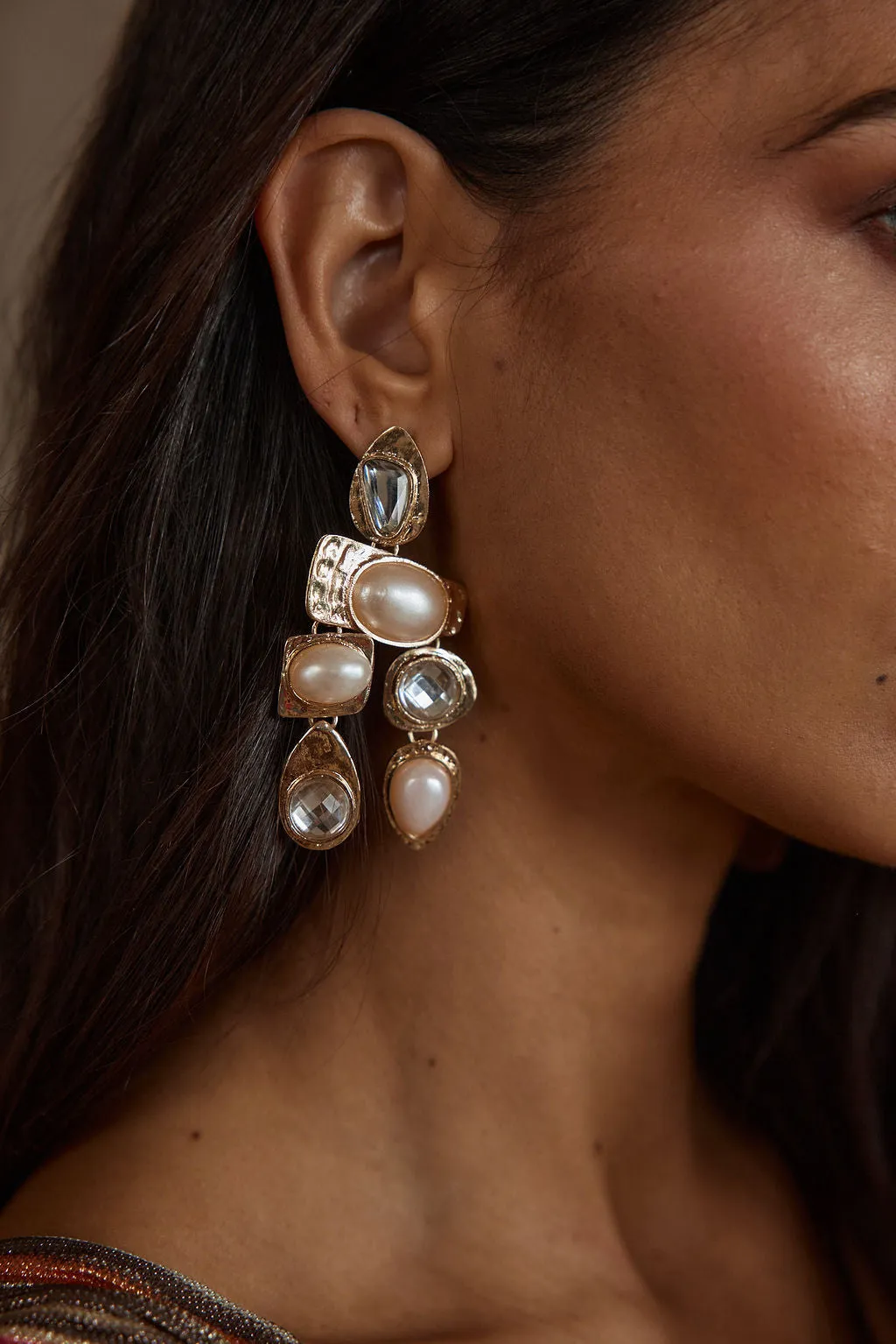 Gia Multi Stone Earrings sold by 12th Tribe