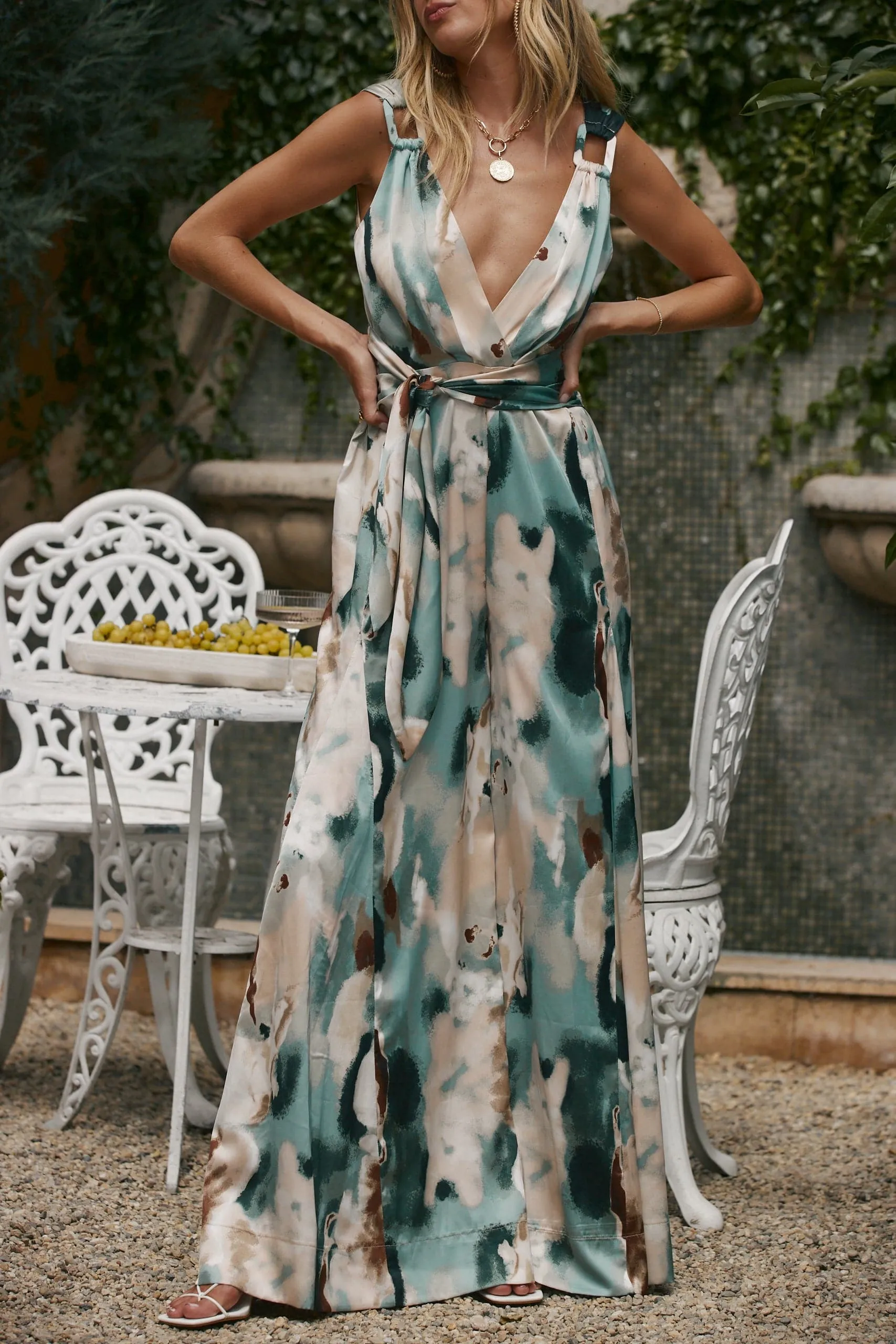 Salinas Blue Multi Jumpsuit sold by 12th Tribe product image thumbnail 5