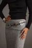 Memphis Black and Silver Circle Chain Belt sold by 12th Tribe