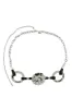 Memphis Black and Silver Circle Chain Belt sold by 12th Tribe