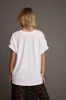Brooklyn White Graphic Boyfriend Tee sold by 12th Tribe