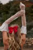 Josie Red Velvet Hair Bow sold by 12th Tribe