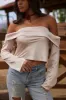Reagan Off the Shoulder Blouse sold by 12th Tribe
