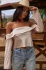 Reagan Off the Shoulder Blouse sold by 12th Tribe