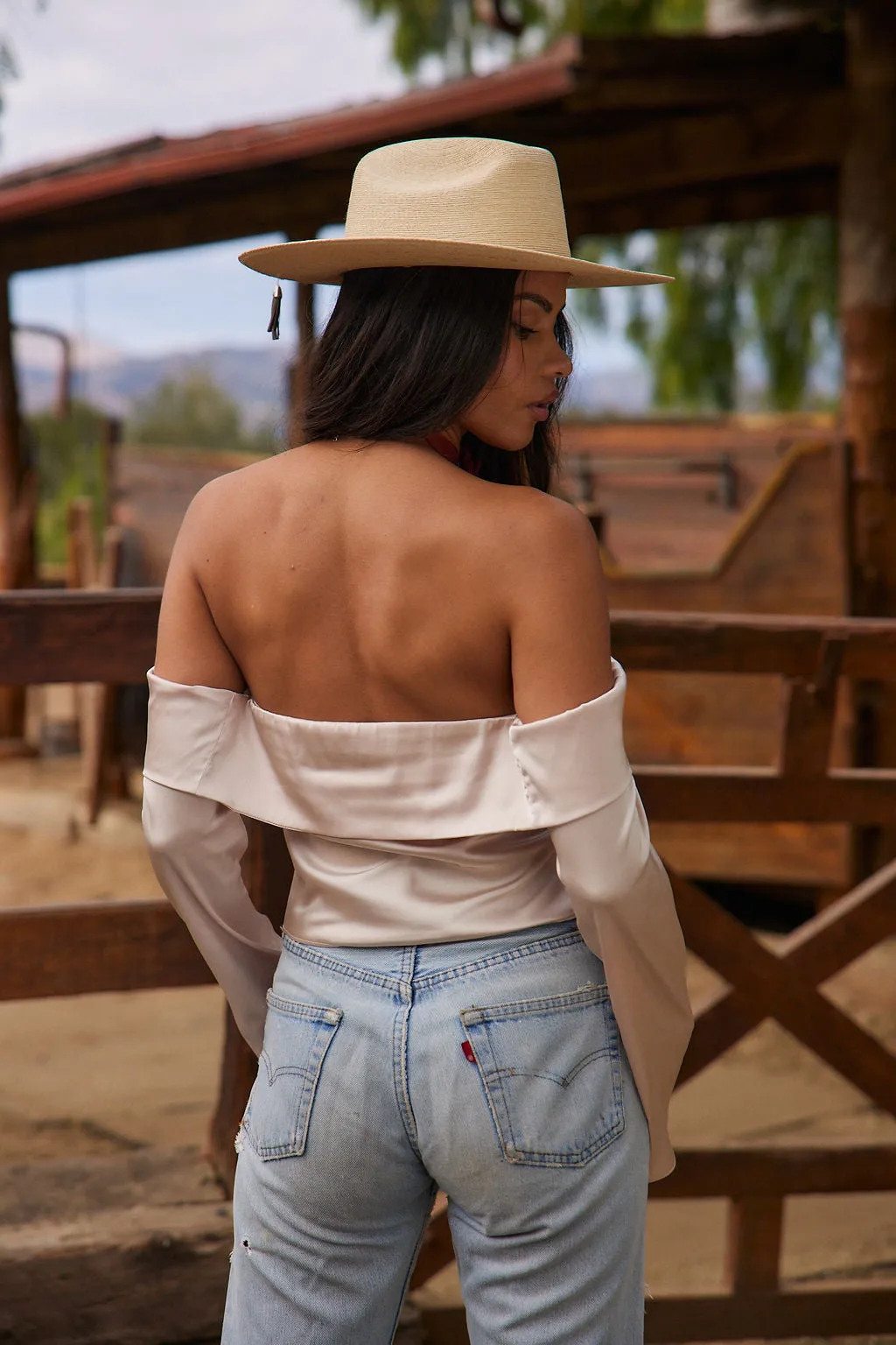 Reagan Off the Shoulder Blouse sold by 12th Tribe product image thumbnail 5