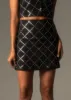 Emily Rhinestone Embellished Mini Skirt sold by 12th Tribe
