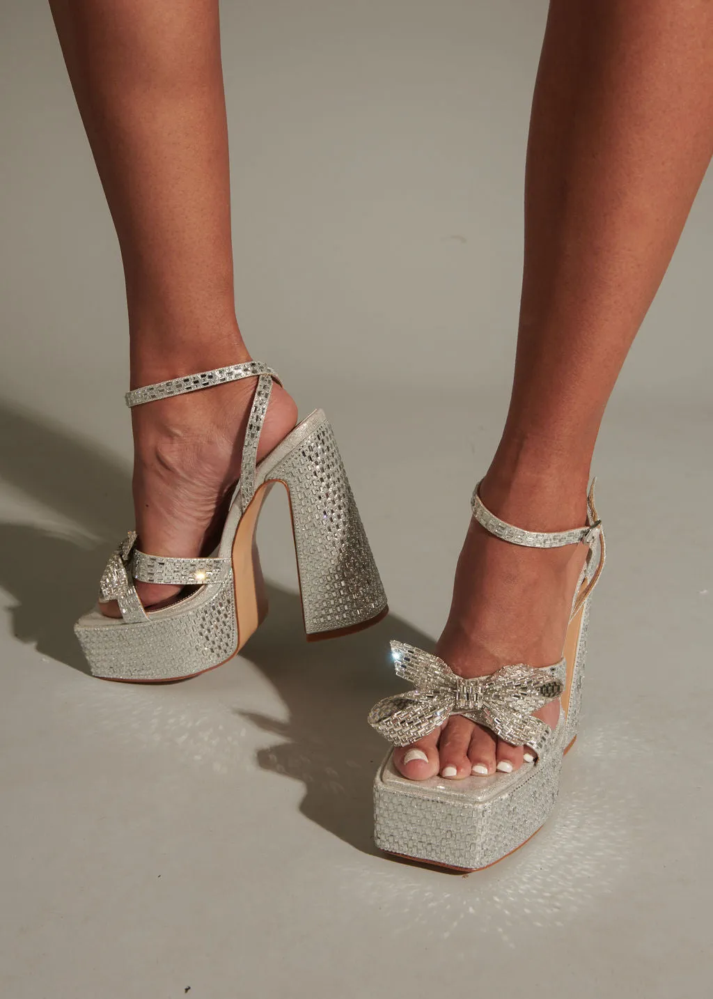 Stella Silver Platform Heel sold by 12th Tribe product image thumbnail 3