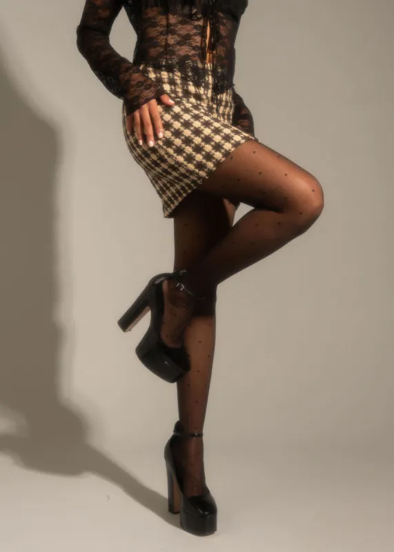 Black Polka Dot Tights sold by 12th Tribe