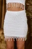 Aria Pearl Embellished Mini Skirt sold by 12th Tribe