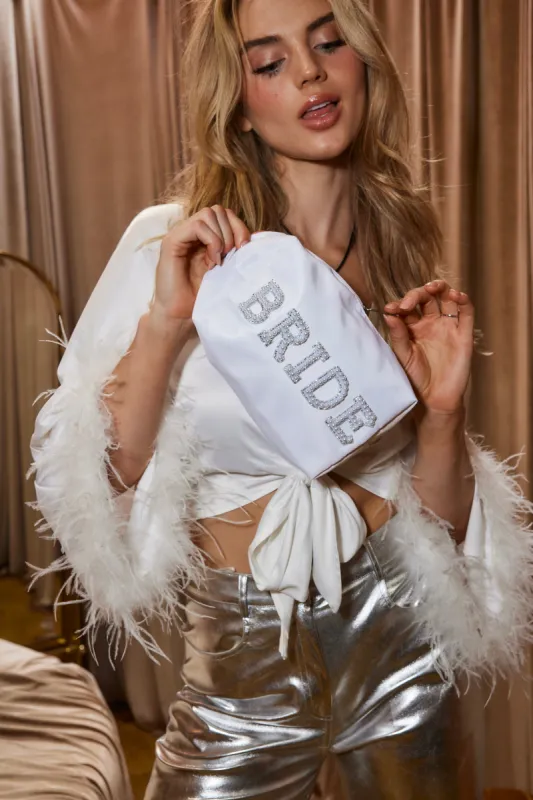 White Bride Cosmetic Bag sold by 12th Tribe