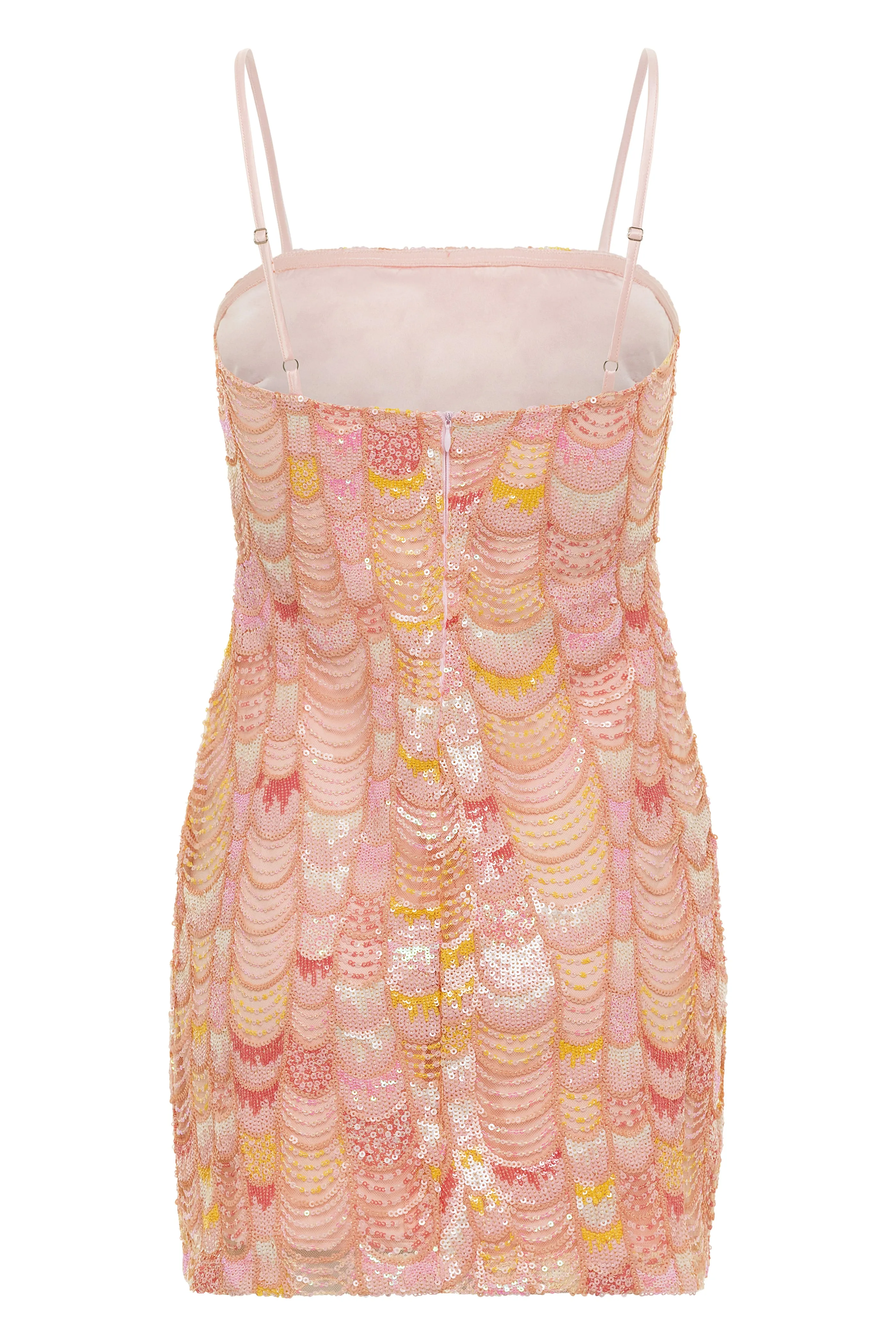Emmy Pink Mermaid Mini Dress sold by 12th Tribe product image thumbnail 3