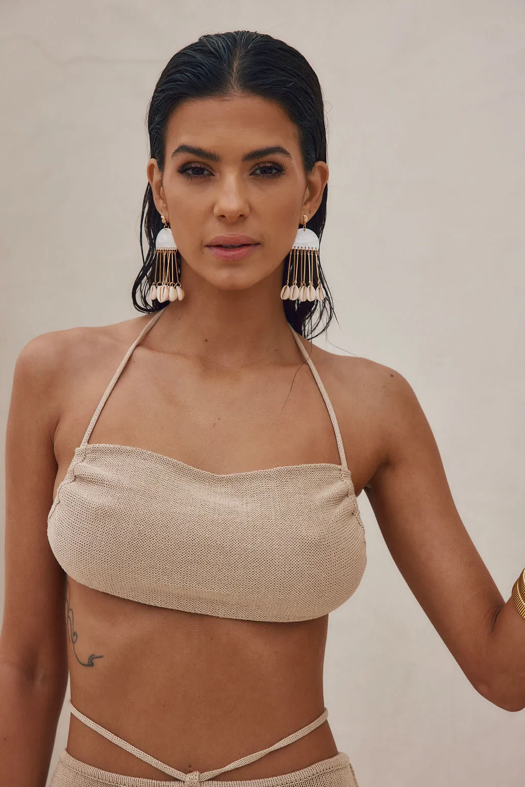 You're A Catch Knit Halter Top sold by 12th Tribe