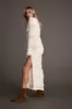 Melrose Ivory Long Sleeve Lace Maxi Dress sold by 12th Tribe