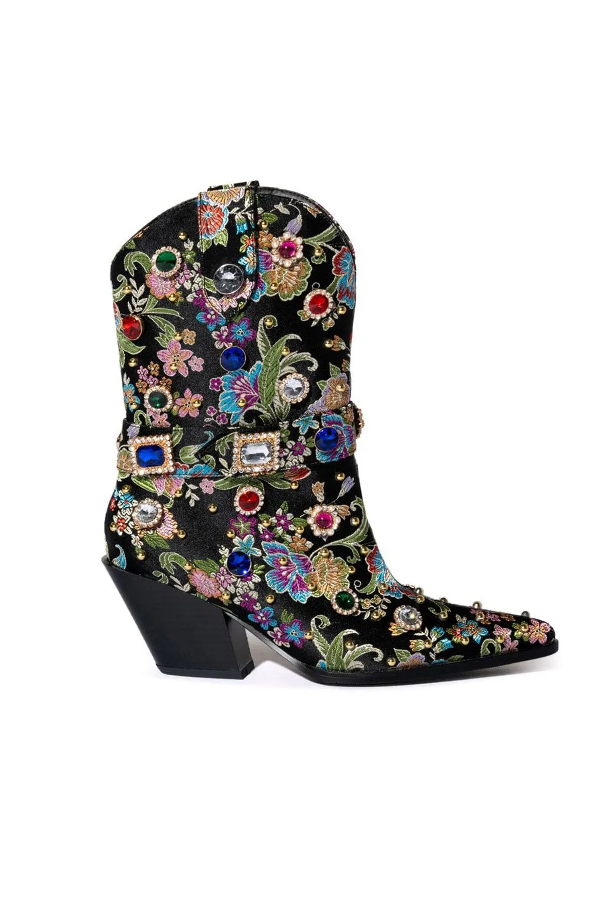 Azalea Wang Diligent Black Cowboy Boot sold by 12th Tribe product image thumbnail 3