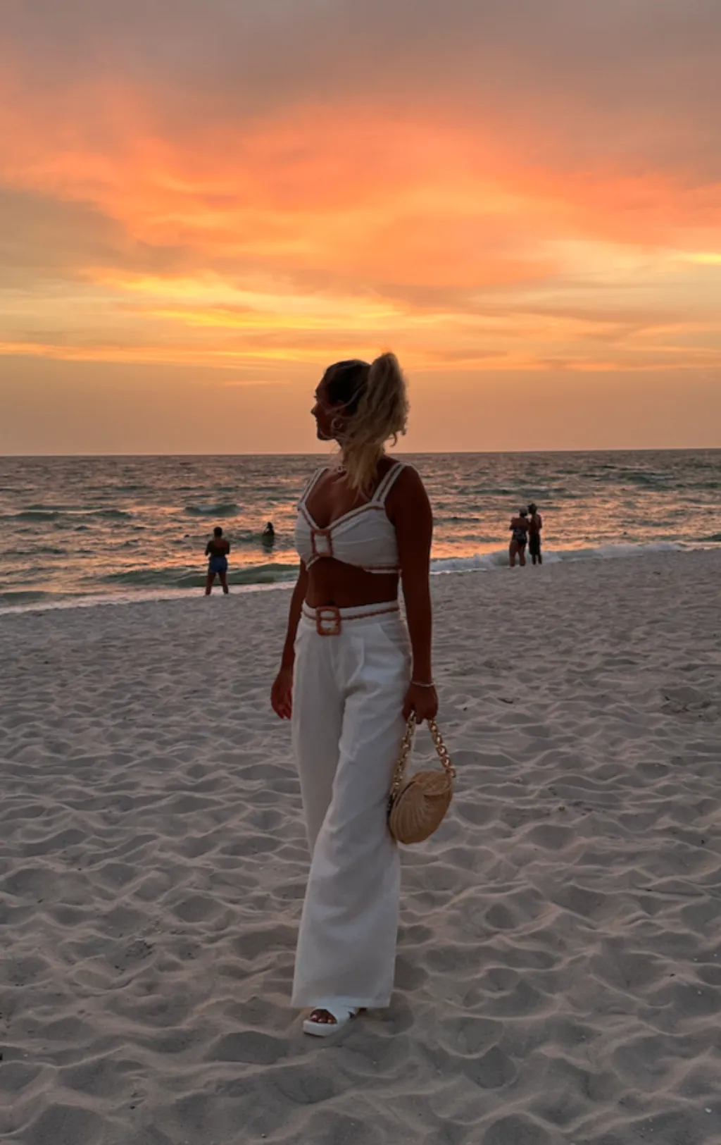 Summer Night City Crop Top sold by 12th Tribe product image thumbnail 5