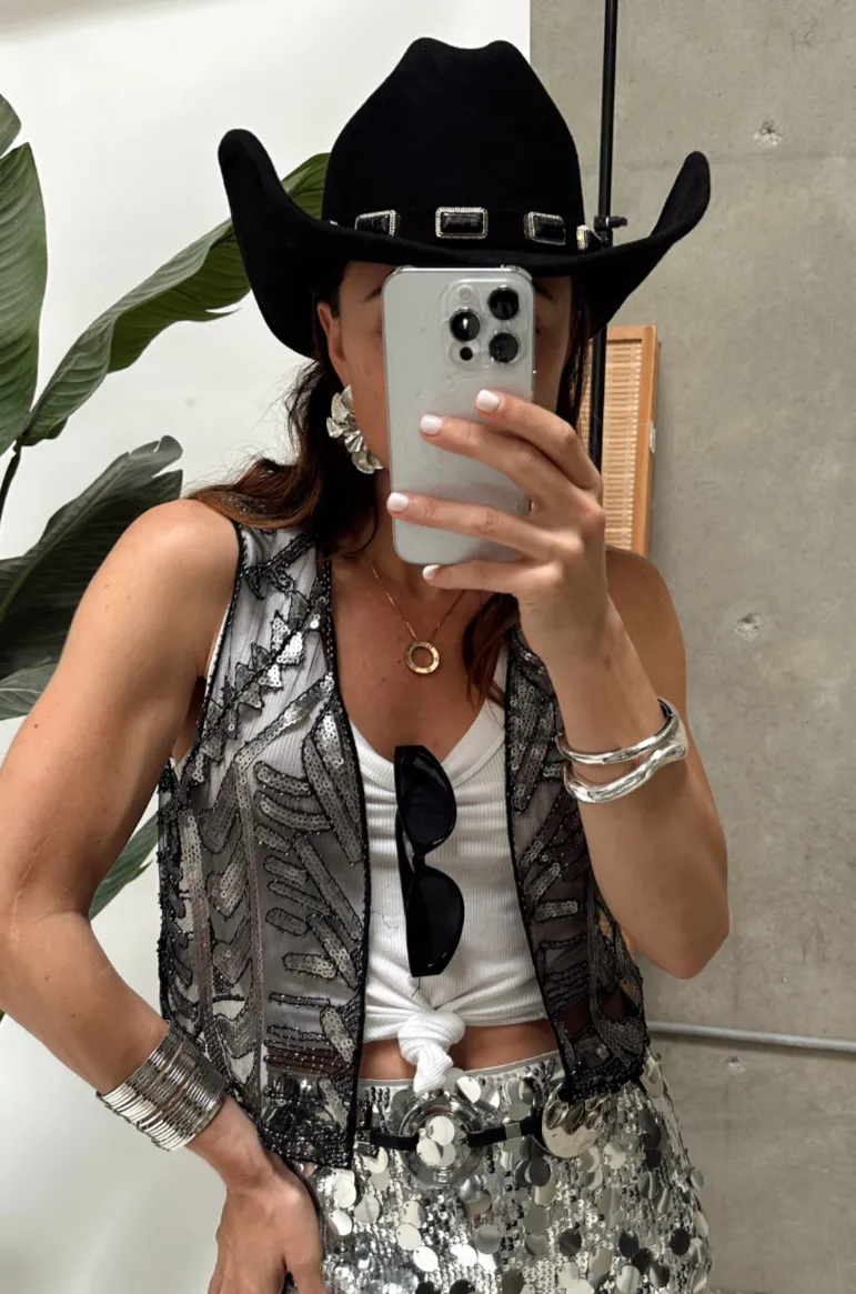 Nova Sequin Vest sold by 12th Tribe product image thumbnail 3