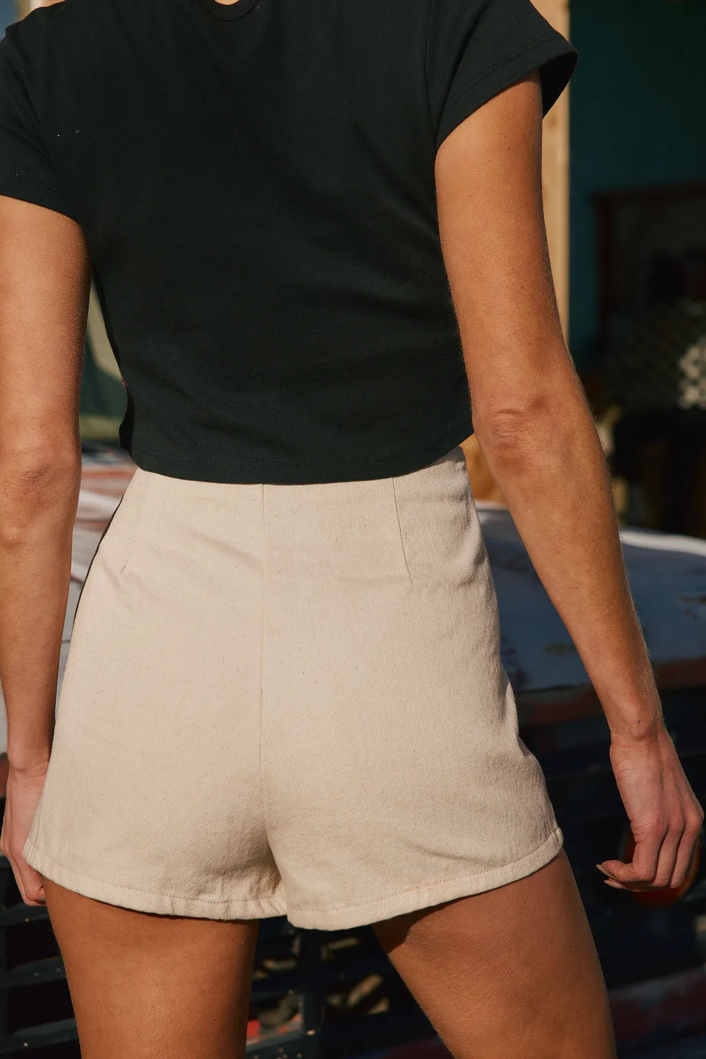 Cobain Ivory Lace Shorts sold by 12th Tribe product image thumbnail 3