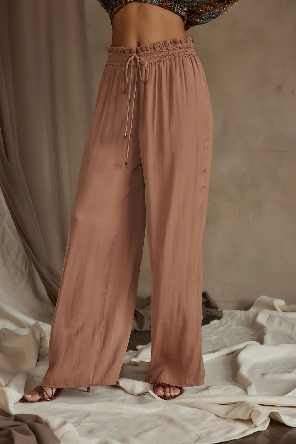 Harper Brown Pull On Pants sold by 12th Tribe product image thumbnail 2