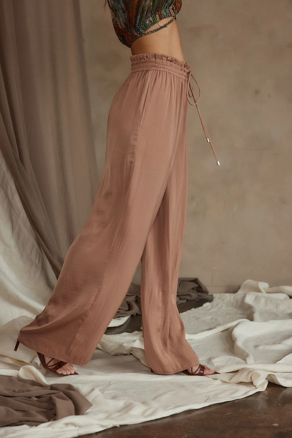 Harper Brown Pull On Pants sold by 12th Tribe product image thumbnail 3