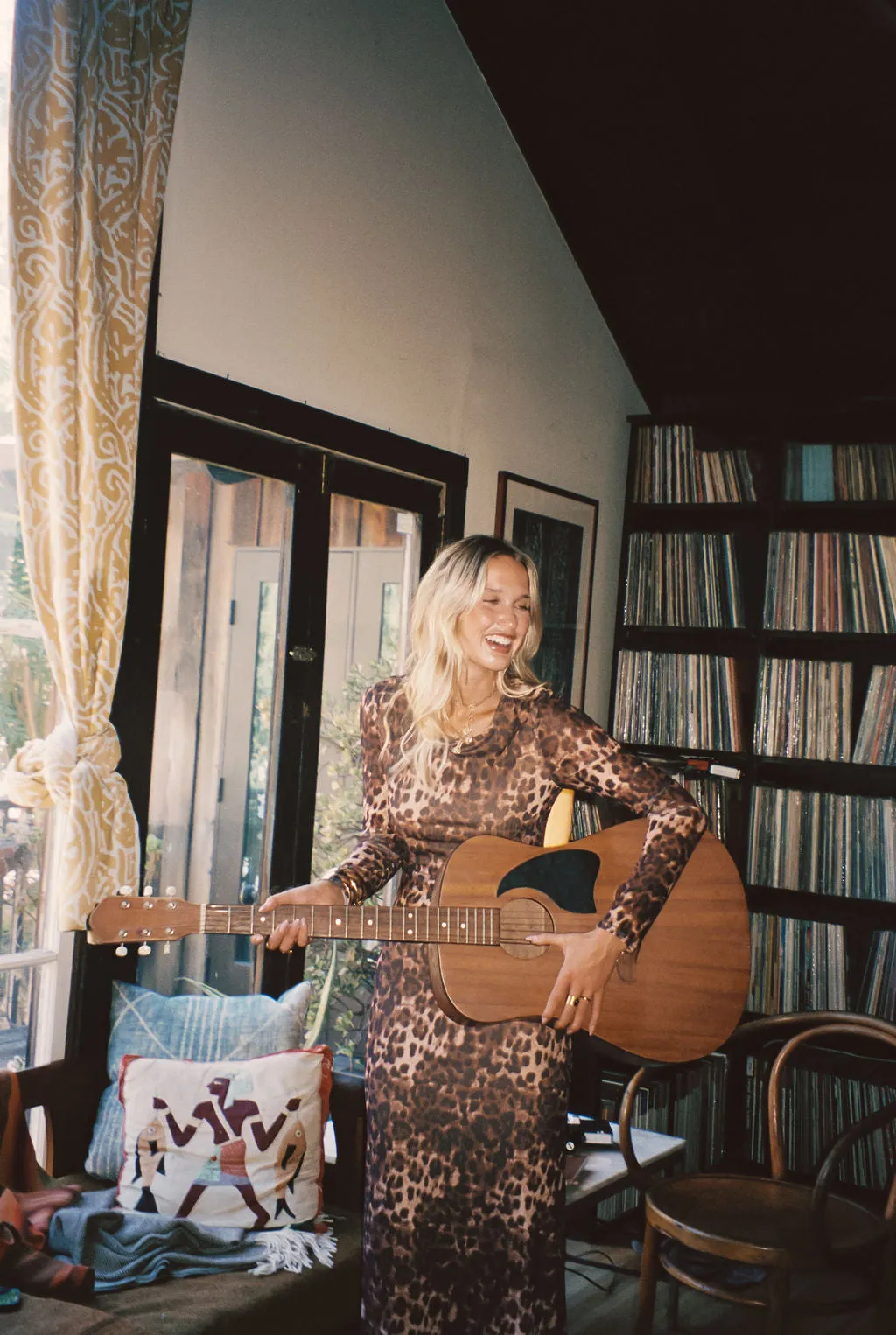 Casanova Leopard Mesh Maxi Dress sold by 12th Tribe product image thumbnail 5