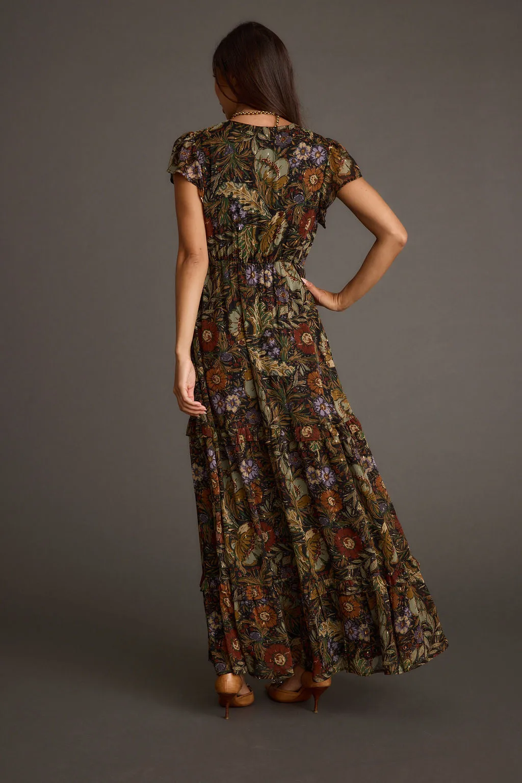 Sundance Floral Paisley Maxi Dress sold by 12th Tribe product image thumbnail 3