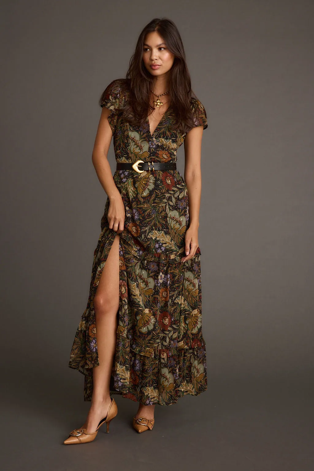 Sundance Floral Paisley Maxi Dress sold by 12th Tribe product image thumbnail 2