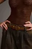 Hazelwood Brown Suede Belt sold by 12th Tribe