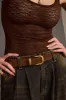 Hazelwood Brown Suede Belt sold by 12th Tribe